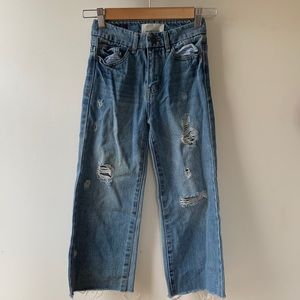 Girls 10 Habitual Highrise Wide Leg Crop Jeans